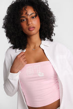 Linen-Blend Oversized Button-Up Shirt thumbnail 2
