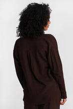 Linen-Blend Oversized Button-Up Shirt thumbnail 7
