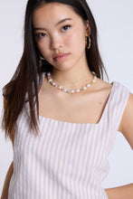 Linen-Blend Sleeveless Top thumbnail 2