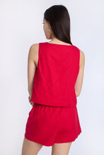 Linen-Blend Sleeveless Top thumbnail 19