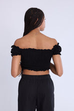 Off-Shoulder Smocked Top thumbnail 11