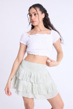 Off-Shoulder Smocked Top thumbnail 1