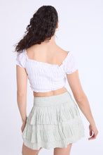 Off-Shoulder Smocked Top thumbnail 3
