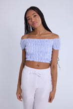 Off-Shoulder Smocked Top thumbnail 13
