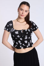 Off-Shoulder Smocked Top thumbnail 1