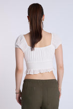 Off-Shoulder Smocked Top thumbnail 8