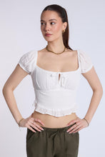 Off-Shoulder Smocked Top thumbnail 6