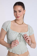 Off-Shoulder Smocked Top thumbnail 5