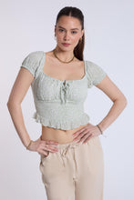 Off-Shoulder Smocked Top thumbnail 14