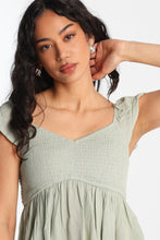 Flutter Sleeve Smocked Babydoll Top thumbnail 7