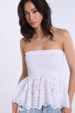 Eyelet Smocked Top thumbnail 3