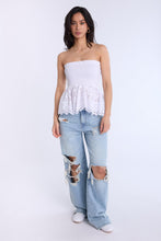 Eyelet Smocked Top thumbnail 4