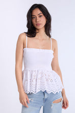 Eyelet Smocked Top thumbnail 2