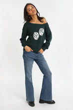 Graphic Off-Shoulder Sweater thumbnail 4