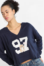 Graphic Notch Neck Sweater thumbnail 11