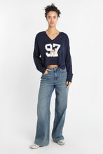 Graphic Notch Neck Sweater thumbnail 13