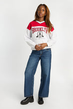 Graphic Relaxed V-Neck Sweatshirt thumbnail 5