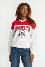 Graphic Relaxed V-Neck Sweatshirt thumbnail 2
