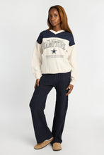 Graphic Relaxed V-Neck Sweatshirt thumbnail 8