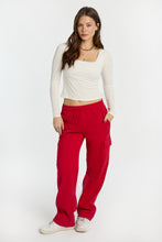 Wide Leg Cargo Sweatpants thumbnail 4