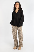Everyday Waffle Knit Long Sleeve Notch Neck Top thumbnail 5