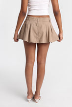 Low Rise Pleated Twill Skort thumbnail 4