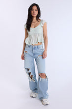 Super High Rise Wide Leg Jeans thumbnail 4