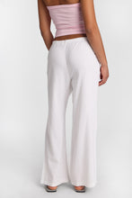 Linen-Blend Drawstring Wide Leg Pants thumbnail 3
