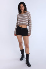 High Rise Twill Shorts thumbnail 4