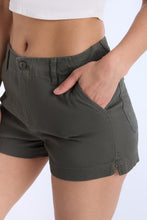 High Rise Twill Shorts thumbnail 10
