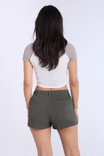 High Rise Twill Shorts thumbnail 11