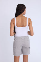 Mid Rise Cargo Bermuda Twill Shorts thumbnail 8