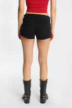 Low Rise Twill Mini Shorts thumbnail 7