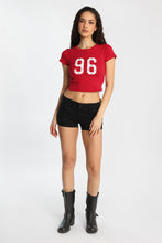 Low Rise Twill Mini Shorts thumbnail 8