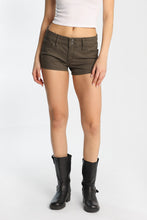Low Rise Twill Mini Shorts thumbnail 11