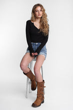 High Rise Mom Denim Shorts thumbnail 5