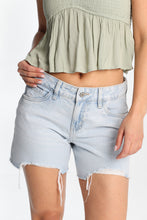 Low Rise Bow Embroidered Baggy Denim Shorts thumbnail 5