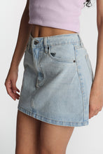 High Rise Denim Mini Skirt thumbnail 10