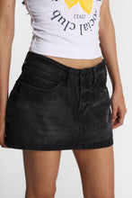 Low Rise Denim Skort thumbnail 6