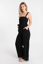 Twill Belted Jumpsuit thumbnail 3
