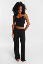 Pointelle Knit Wide Leg Pajama Pants thumbnail 12