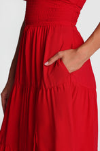 Smocked Waist Cross-Back Maxi Dress thumbnail 13