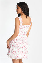 Flutter Strap Tiered Smocked Mini Dress thumbnail 4