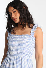 Flutter Strap Tiered Smocked Mini Dress thumbnail 7