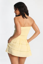 Strapless Smocked Mini Dress thumbnail 4