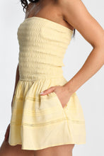 Strapless Smocked Mini Dress thumbnail 3