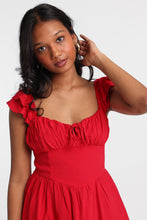 Tie-Back Flutter Sleeve Mini Dress thumbnail 14