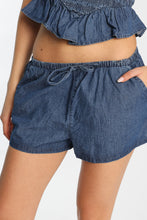 Chambray Drawstrings Shorts thumbnail 3