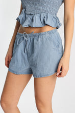 Chambray Drawstrings Shorts thumbnail 6