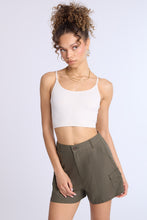 Linen-Blend Cargo Shorts thumbnail 1